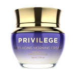 Privilege verjüngende Tagescreme für Gesicht und Hals mit Kaffeebohnenextrakt und Kaffeebohnenöl / Privilege Anti-Aging Morning Cream