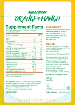 Синерджайзер со вкусом апельсина и манго / Synergizer orange & mango